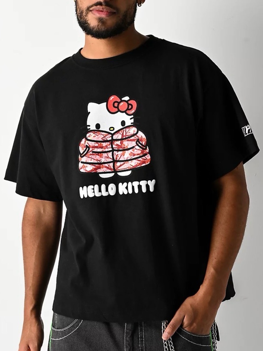 Hello Kitty® and Friends | A.LAB Hello Kitty® Camo Puffer Black T-Shirt Size L